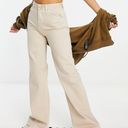 Pull & Bear  high waisted straight leg dad jeans in Beige  Photo 0