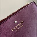 Kate Spade burgundy leather wallet clutch wristlet Photo 5