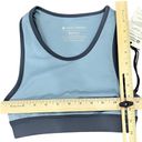 Parks Project Glacier Trail Blue Crop Top Sports Bra Bike Shorts Set XS NEW Tags Photo 5