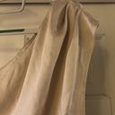 Elliatt NWT  Cassini One Shoulder Satin Dress in Light Gold or Cream Size Medium Photo 11