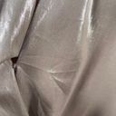 Michelle Mason  Metallic Draped Lamé Thong Bodysuit Photo 3