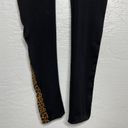 Lane Bryant Plus Size C-D Black Animal Print Seamless High Waisted Leggings Photo 5