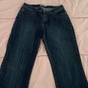 Lee Slender Secret Lower On The Waist Bootcut Embroidered Dark Blue Jeans, size 12 Photo 11