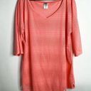 O'Neill O’Neill Salmon Orange Open Laser Cut Swim Coverup Cover Up Size XL Photo 0