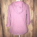 Andrew Marc MARC NEW YORK  PERFORMANCE SMALL SCOOP NECK PURPLE HOODIE Photo 1