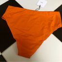 ONIA NWT  Sabrina Bikini Bottom Swim in Persimmon Bright Neon Orange Beach sz XL Photo 8