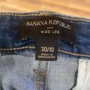 Banana Republic Wide Flare Leg Blue Denim Jeans Size 30 Photo 11
