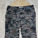 Edge Nili Lotan Jenna Cropped Raw  Hem Military Charcoal Camo Pants Mid Rise 6 Photo 3