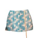 Lady Hagen  Women's Size 4 Golf Skirt Skort Turquoise Blue Dot Square Cotton EUC Photo 6