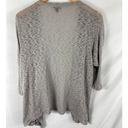 Torrid  Pointelle Cardigan Drape Front Sweater Size 2 / 2X Photo 4