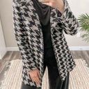 Talbots  Petite Houndstooth Wool Blend Coat Size 6 Photo 0