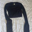 Lululemon Black Crop Top Photo 2