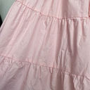 Moon River Light Pink Babydoll Peasant Midi Dress Photo 7