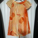 Liz Lange  Maternity for Target yellow/orange flowy top, with tie in back to adju Photo 3