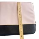 Kate Spade  Black Pink Padded Laptop Case Zip Computer Sleeve Saffiano Leather Photo 8