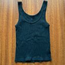 Brandy Melville black ribbed tank top Photo 0