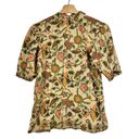 Harper Leon &  Conie Floral Short Sleeve Blouse Desert Sable XS Photo 2