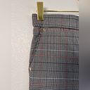 Anne Klein  Plaid Flat Front Straight Pants Size 2 Photo 2