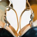 Loft Ann Taylor  T-Strap Pointed Toe black and beige Heels Size 7 Photo 6