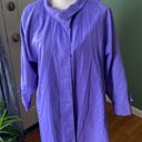 London Fog  • Women’s purple long raincoat, Size S Photo 1