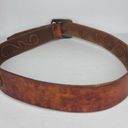 Levi's Vintage  Genuine Leather Hand Tooled Distressed Belt Photo 3