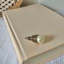 American Vintage Vintage “Hesper” Wire Wrapped Pearl Pendant Charm Bohemian Mermaidcore Silver Jewelry Photo 2