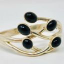 Onyx TAXCO sterling,  bangle, 57g Photo 0