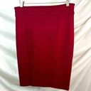 Isabel Marant  Pencil Mini Skirt Stretch Knit Burgundy Red, size 2, A-1 Photo 1