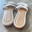 Kaanas  Santorini White Leather Slide Sandals Size 7 Photo 4