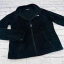 The North Face  Zip Up Fleece Jacket Women's Medium Black Lined Long Sleeve Photo 0