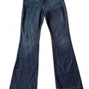 Gap 1969 Womens  Long and Lean Blue Denim Stretch Flared Leg Jeans Size 30/10L Photo 0