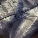 Bebe  Silver Metallic Shorts Photo 3