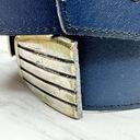 Vintage Blue Bruno Val  Leather Concho Belt Size Small S Womens Photo 5