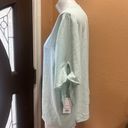 Apt. 9  mint green button up short sleeve shirt nwt Photo 6