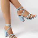 Women’s Baby Blue Heels Size 10 Photo 0