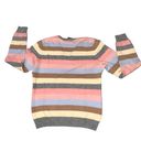 Brooks Brothers  Women’s V Neck Striped Cashmere Pullover Sweater size Medium Photo 4