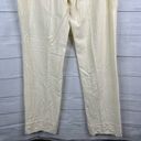 Soft Surroundings  Womens size Large Tall Cotton Cream Pull On Pants 43382 Photo 5