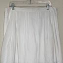 Pendleton  100% Cotton White Embroidered Pleated Skirt Photo 1