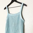 Madewell  Womens Swim Cover Up Crochet Cutaway Cover-Up Midi Dress Blue Size L Photo 4