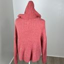 SO  Pink Sherpa Like Pullover Sweater Size Large Photo 4