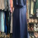 Audrey Parks + Francesca’s Navy Blue Wrap Dress/Robe Size Medium NWT Photo 2