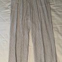 Laundry by Shelli Segal Linen Blue Striped Pants Photo 1