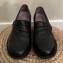 Dansko  Aimee Wedge Clogs Black Leather Slip On Size 7.5 -8 (38) Photo 1