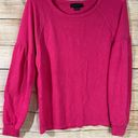 Sanctuary cozy lightweight puff sleeves pink pullover sweater women’s Size Large Photo 5