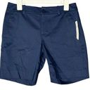 Ralph Lauren Lauren  Navy Blue Bermuda Shorts Size 8 Petite New Photo 0