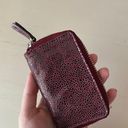 Tusk Wear NWOT TUSK genuine leather burgundy pebbled mini wallet / coin pouch Photo 4