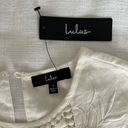 Lulus White Blouse Photo 3