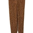 Abound  Womens Rust Stripe Marled Knit Joggers Banded Cuffs Pants Photo 1