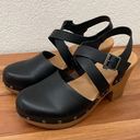 Kork-Ease KORKS Abloom Black Studded Clogs Platform Sandals Size 8M Photo 0