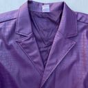 Spirit Halloween Suicide Squad Joker Purple Halloween Crocodile Trench Coat Photo 4